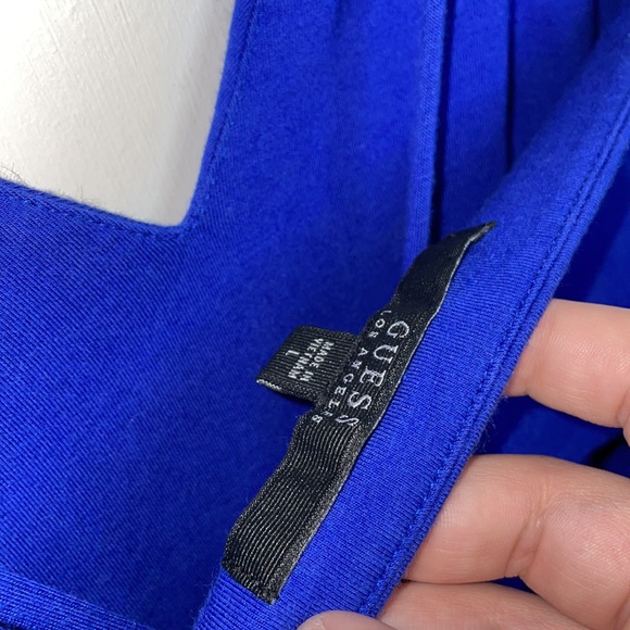 Guess Bodycon Women's Mini Dress Blue Size Large - Picture 5 of 7